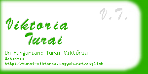 viktoria turai business card